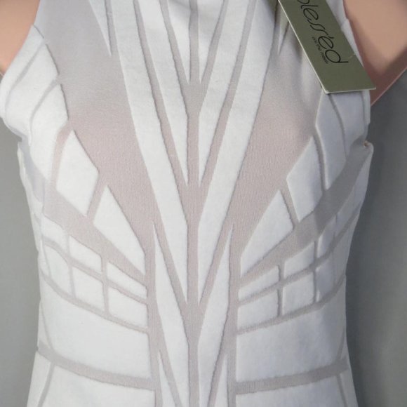 BLESS'ED ARE THE MEEK - stunning bodycon style dress - size 1 - new with… - Picture 4 of 8